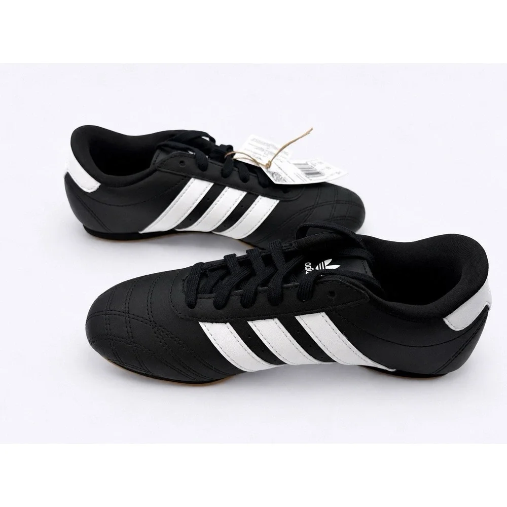 Adidas Taekwondo Lace J JR6807 Black White Gum Youth 4.5Y New W/Box